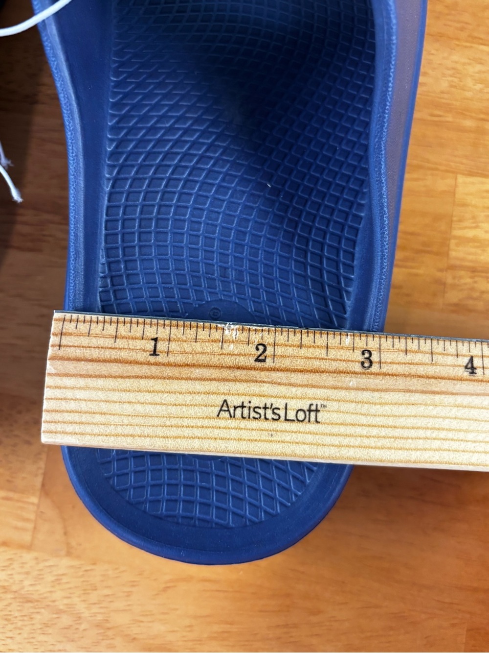 OOFOS Ooahh Navy Blue Slide Sandals Comfort Slip On Women’s 8, Men’s 6 - Picture 10 of 12